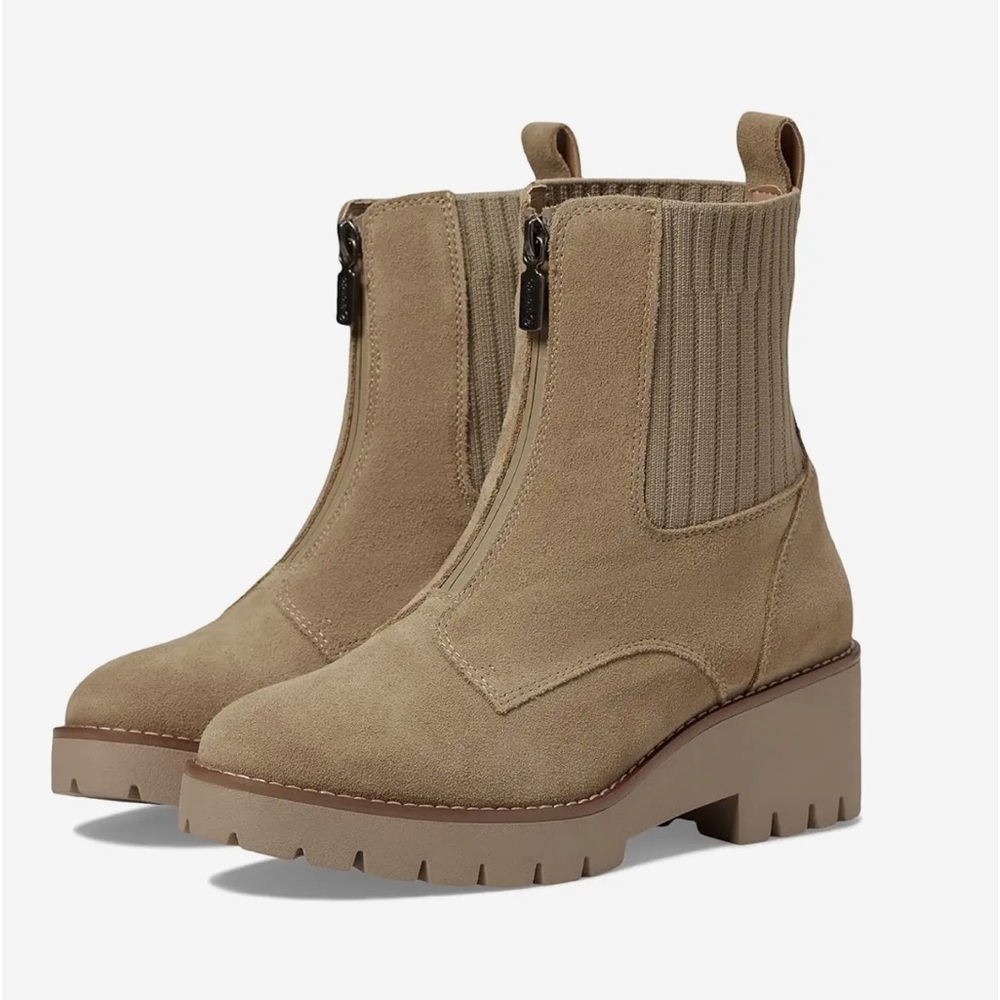 BLONDO Demaria Waterproof Sand Suede Size 8.5 NEW